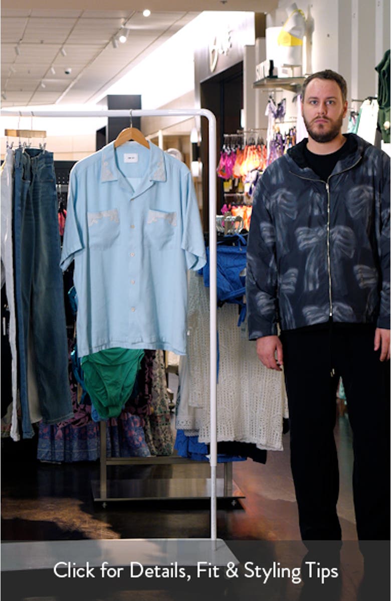 Julio Embroidered Button-Up Shirt, sales video thumbnail