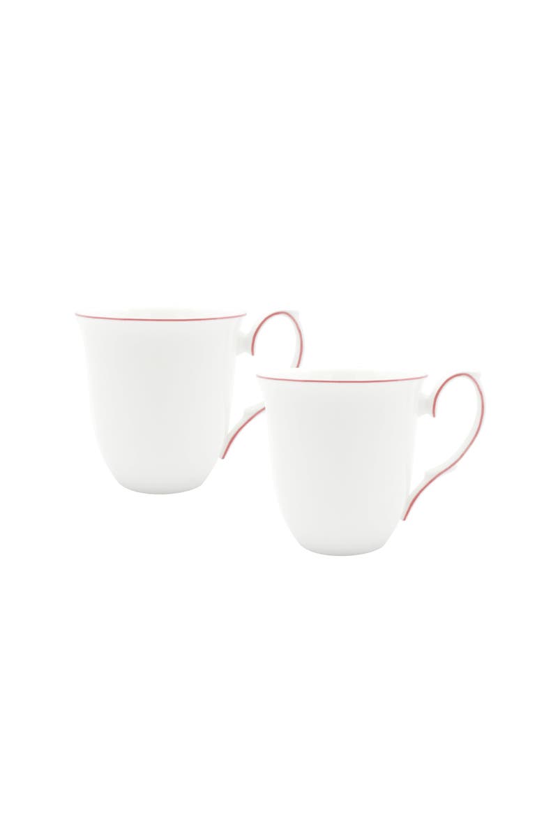 Amelie Set of 2 Mugs, Main, color, Roseate