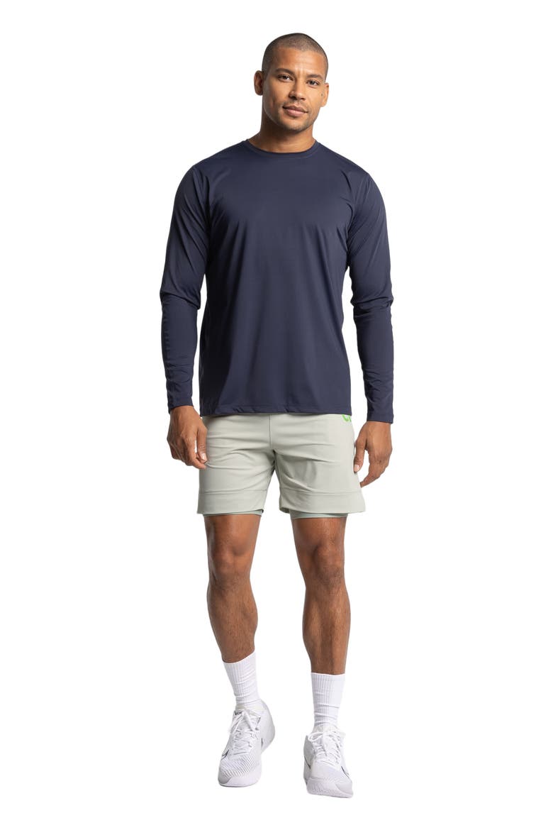 Performance Pickleball Long Sleeve, Main, color, Sapphire Blue