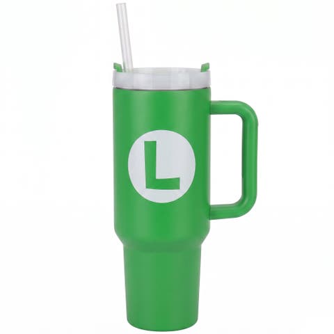 Super Mario Luigi Icon 40 Oz Tumbler