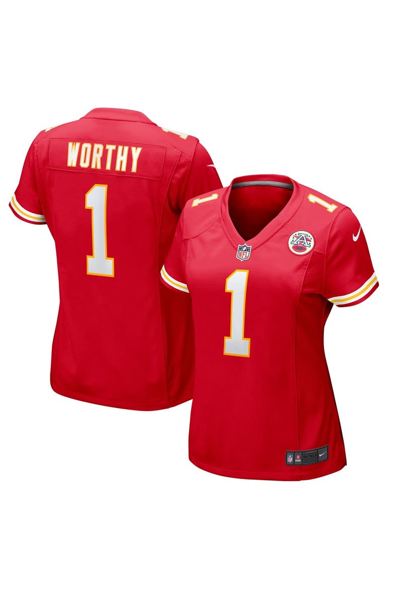 Women's Nike Xavier Worthy  Red Kansas City Chiefs  Game Jersey, Main, color, Red