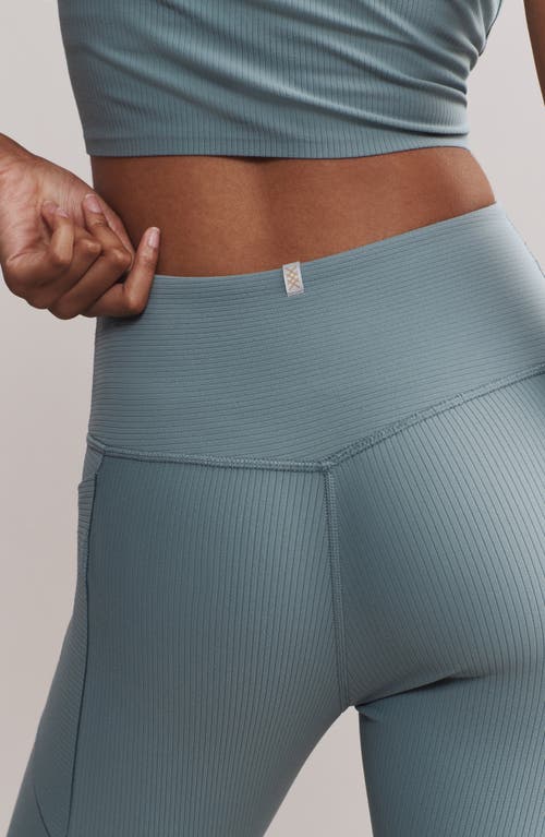Rhone Ripple Pocket Ankle Leggings In Blue Hue