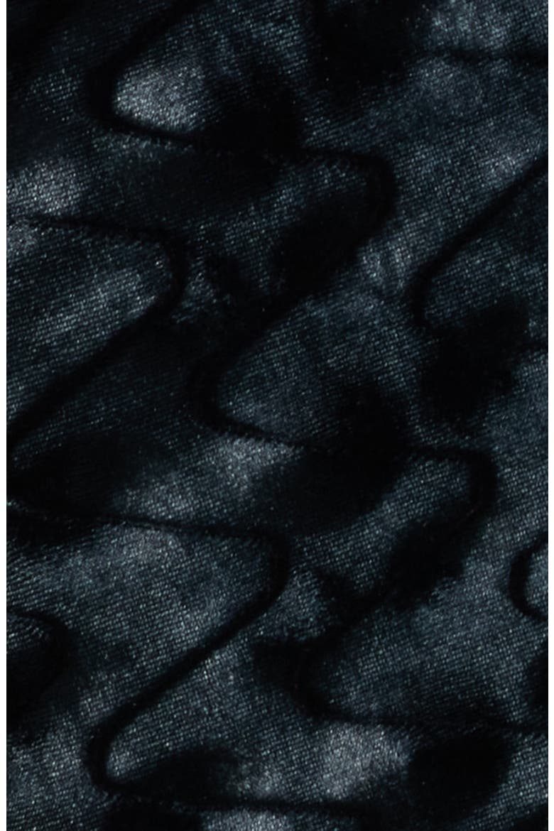 The Marley Texture Velvet Maxi Dress, Alternate, color, RICH BLACK