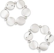Ettika Beaded Disc Stretch Bracelet