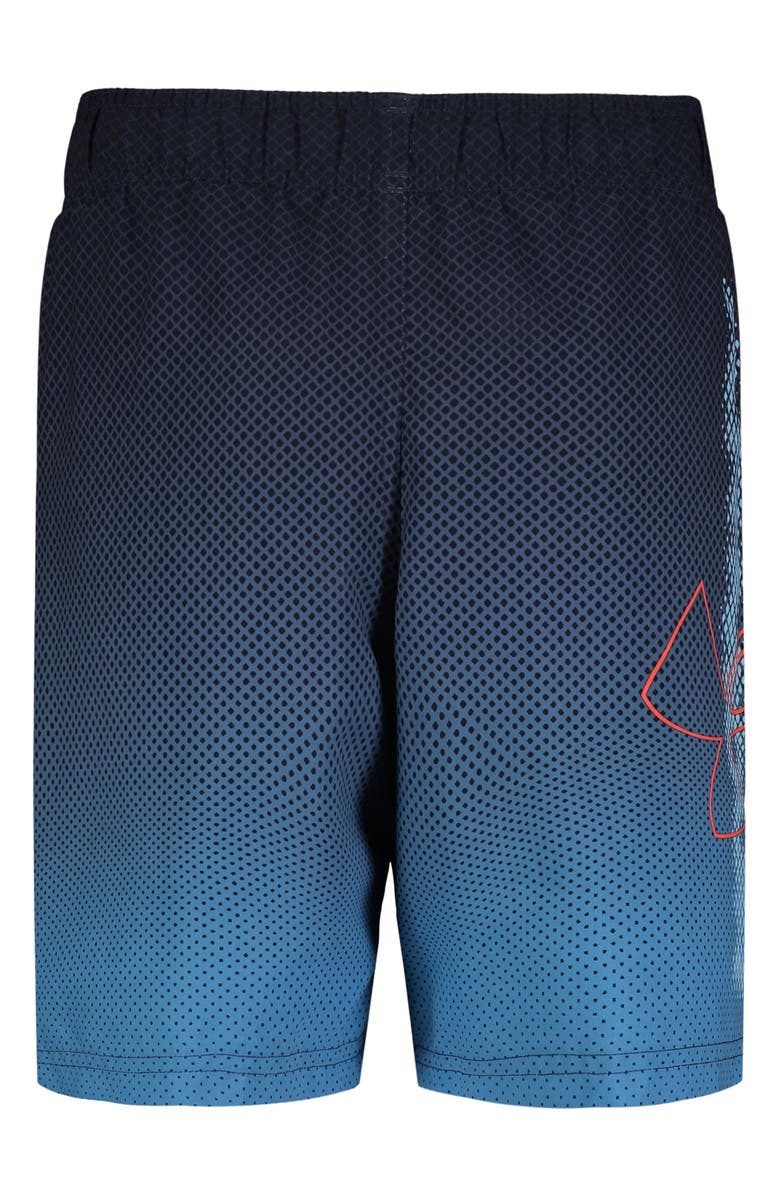 Under Armour Kids' Textured Logo Volley Swim Trunks, Alternate, color, 