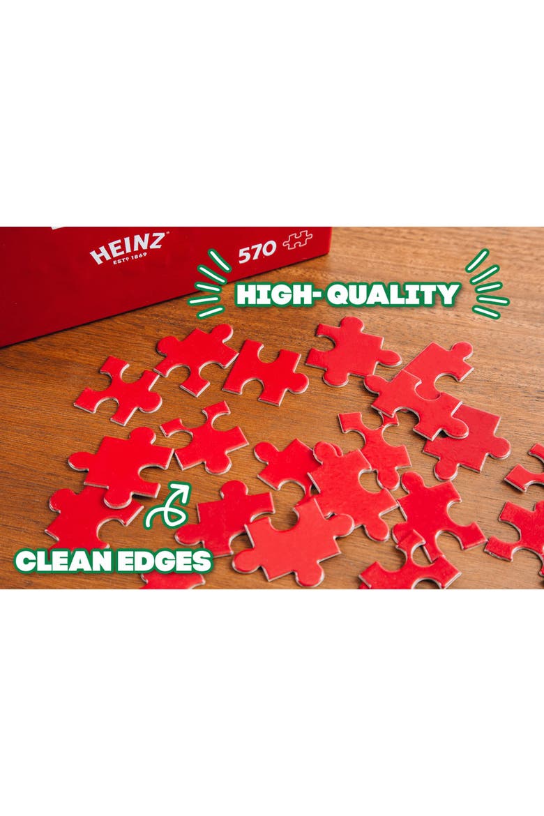 Heinz Ketchup All-Red Food Puzzle For Adults And Kids | 570 Piece Jigsaw Puzzle, Alternate, color, Red