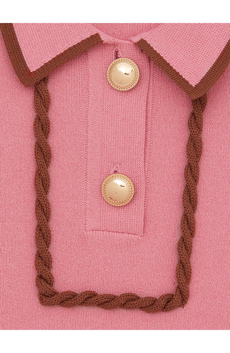 Reiss Kids' Freeda Jr Sweater Dress, Alternate, color, Pink