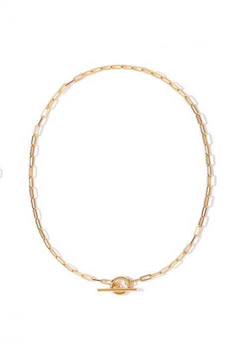 14kt Gold Vermeil Love Link Necklace