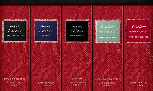Cartier Masculine Fragrance Discovery Set In Transparent