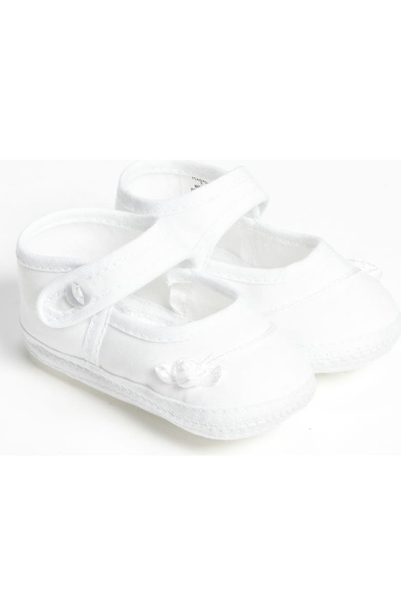 Little Things Mean a Lot Cotton Batiste Shoe, Main, color, White