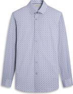 Bugatchi James OoohCotton® Floral Check Print Button-Up Shirt