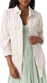 O'Neill Brooks Plaid Cotton Flannel Button-Up Shirt