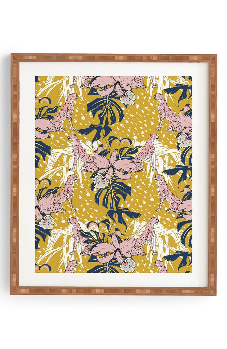 Deny Designs Animals in the Wild Framed Wall Art, Main, color, 