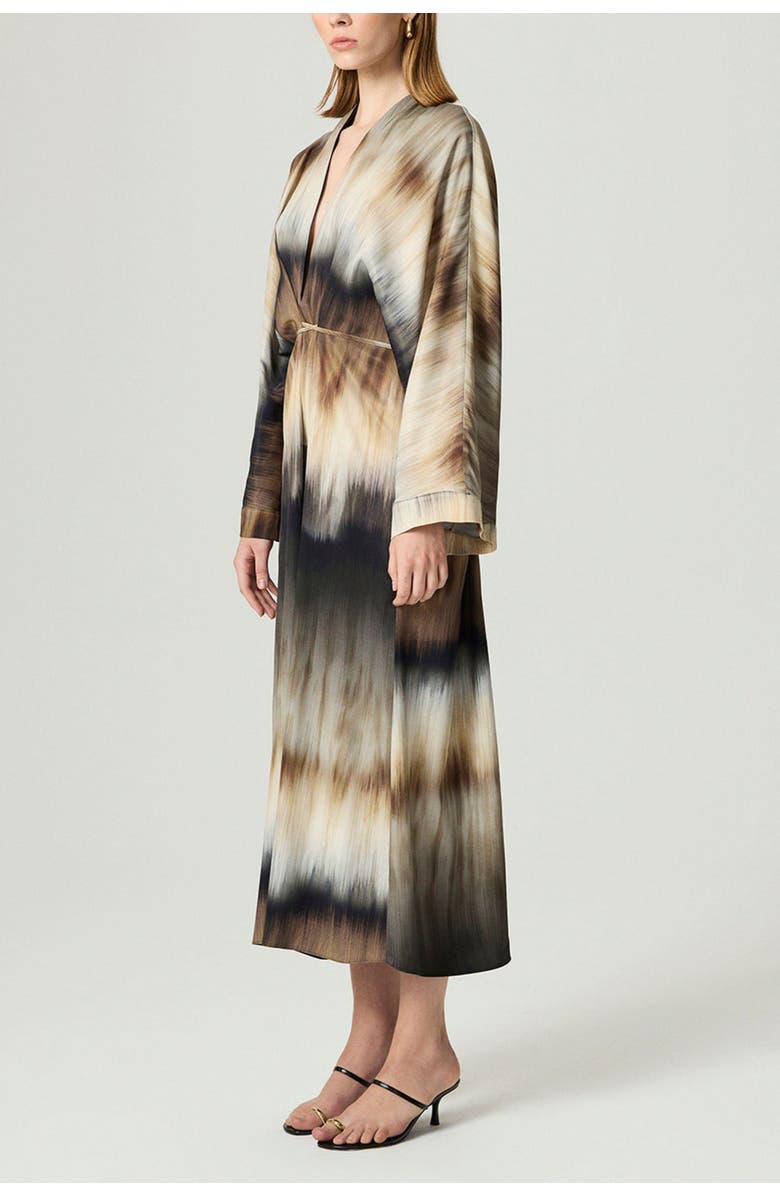 Nocturne Tie-Dye Patterned Maxi Dress, Alternate, color, Multi-Colored