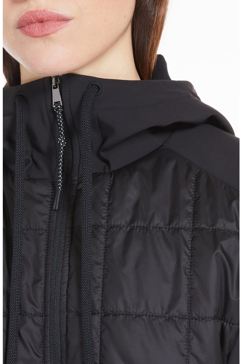 Reed Mixed Media Puffer Jacket, Alternate, color, BLACK
