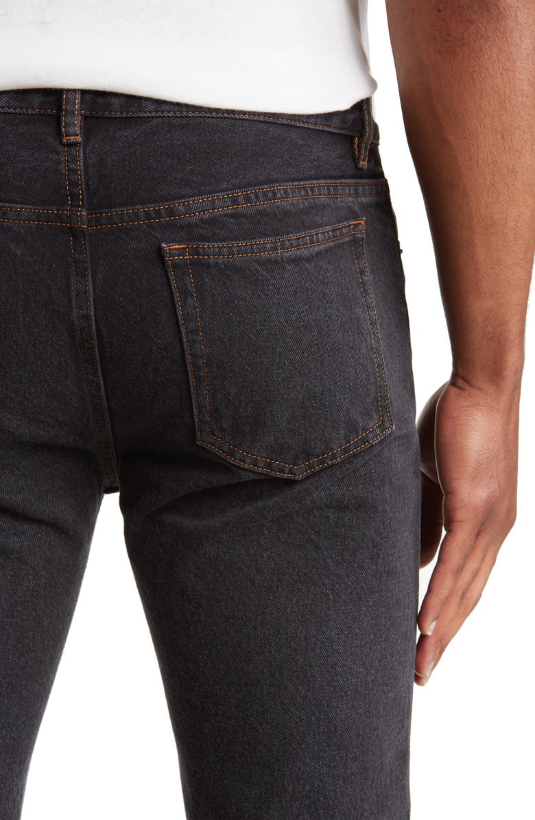 A.P.C. New Standard Straight Leg Organic Cotton Jeans, Alternate, color, 