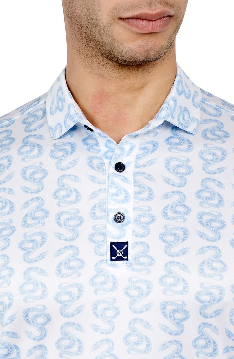 CONSTRUCT Snake Golf Polo Shirt, Alternate, color,