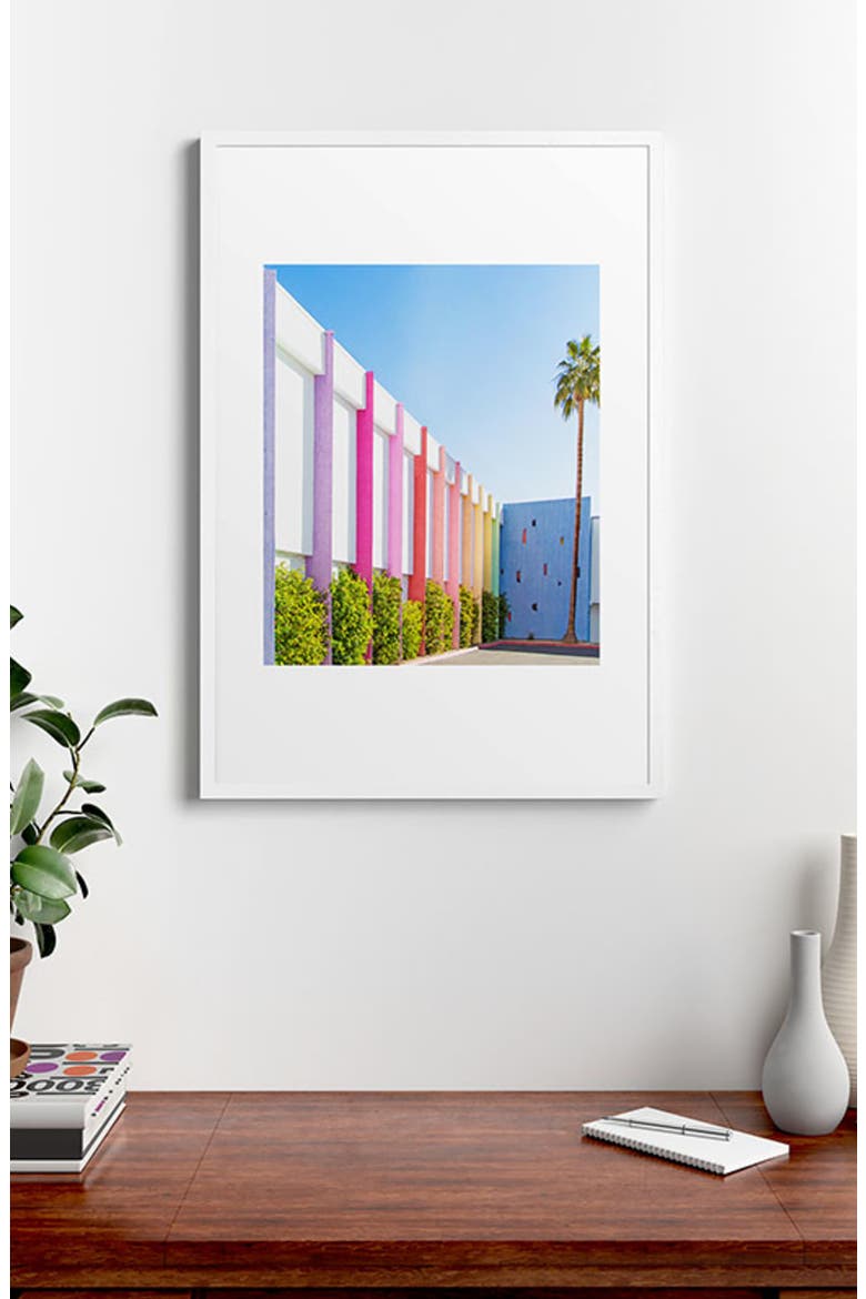 Hue Framed Art Print, Alternate, color, BLUE