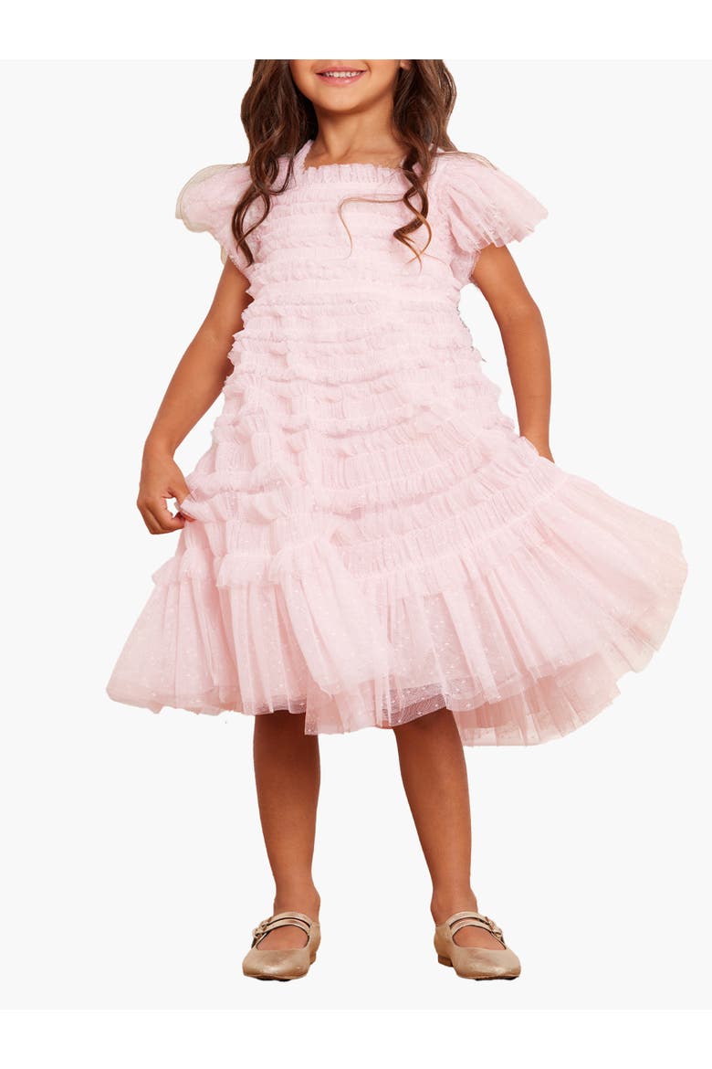 Lisette Kids Dress, Main, color, Peony Pink