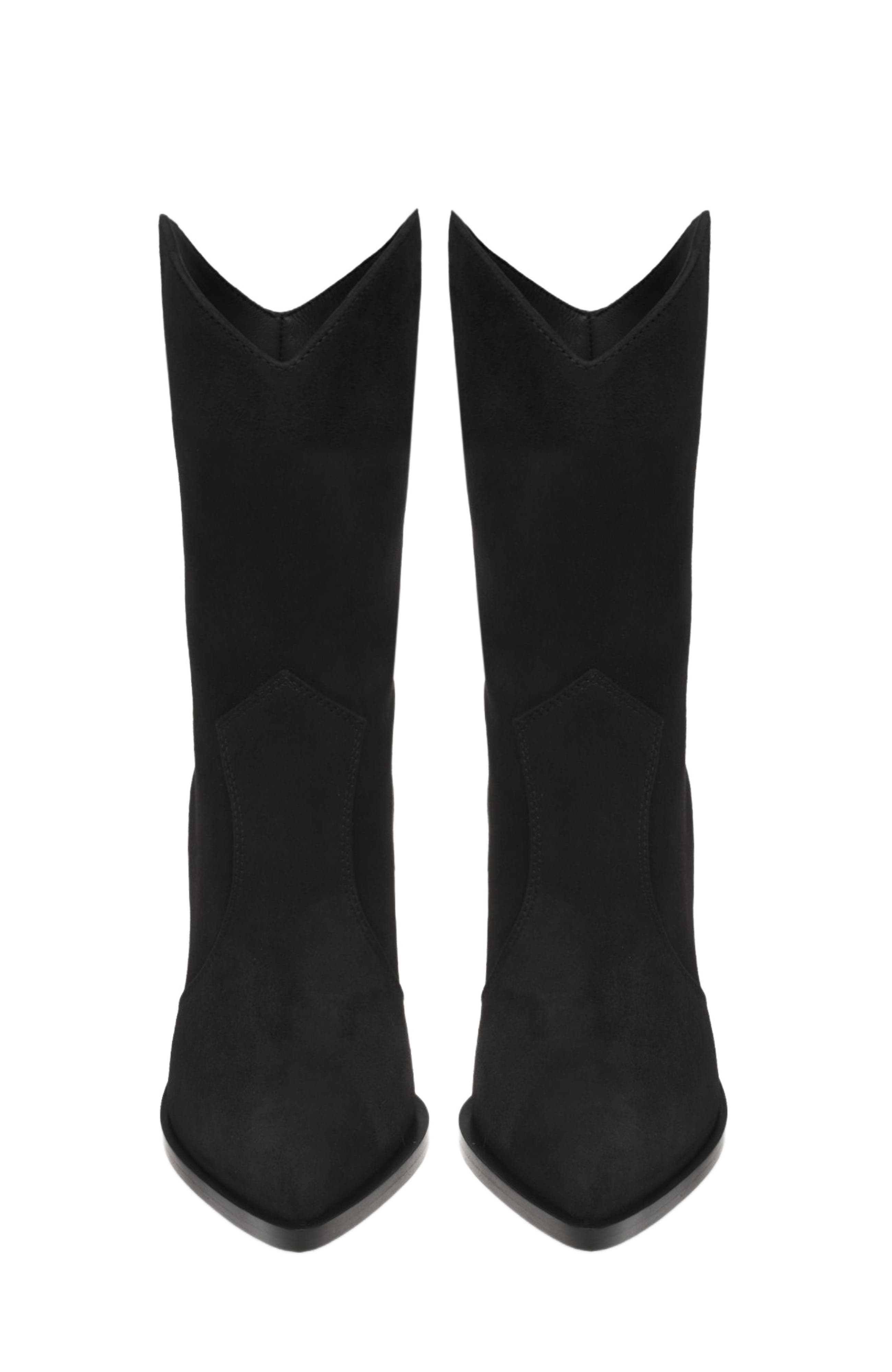 Gianvito Rossi Denver Bootie, Alternate, color, Black Suede