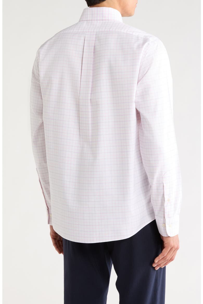 Regular Fit Non-Iron Stretch Cotton Oxford Dress Shirt, Alternate, color, PINKWP