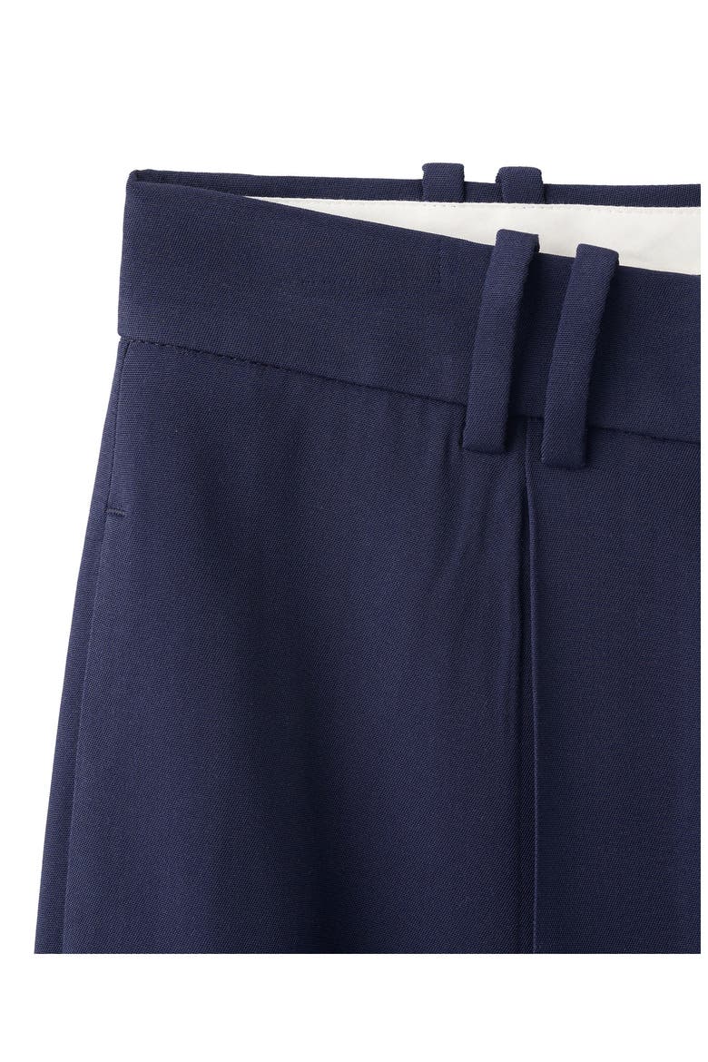 Pleated Straight Leg Pants, Alternate, color, COOL PURPLE