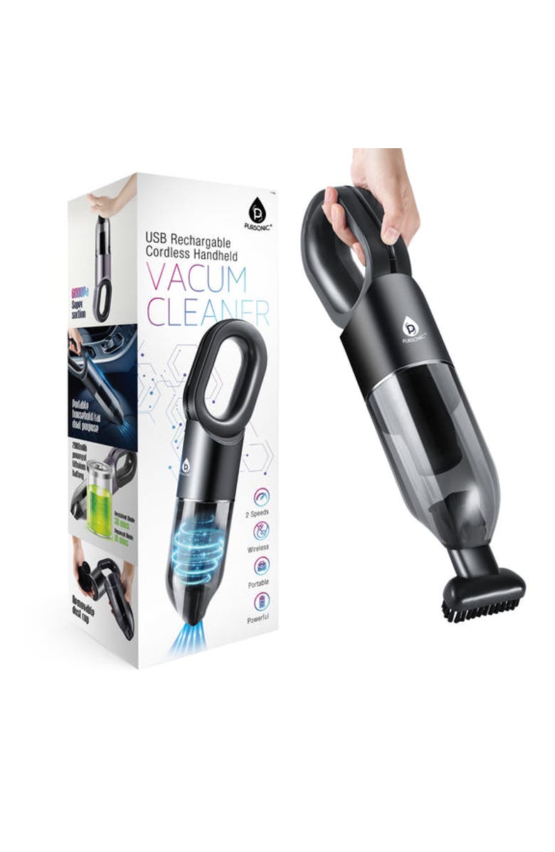 PURSONIC HANDHELDS VACUUM CLEANER, Main, color, Black
