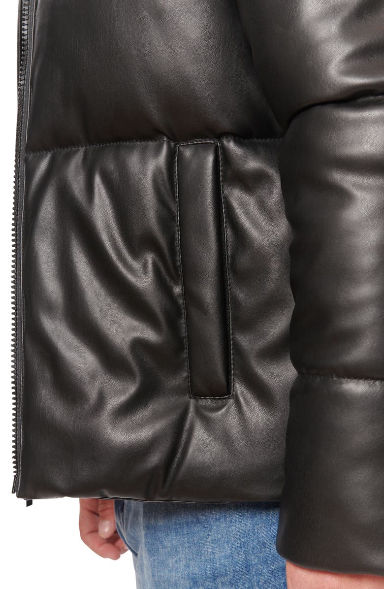 Sean John Faux Leather Puffer Jacket | Nordstromrack