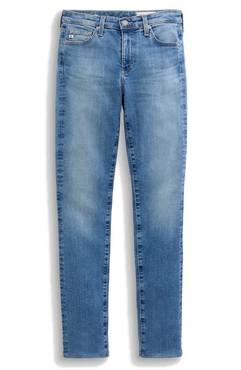 AG Prima Low Rise Cigarette Jeans, Alternate, color, 18 Years Smolder