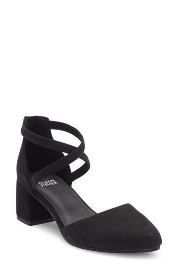 Eileen Fisher Venice Block Heel Pump In Black