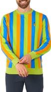 OppoSuits Bert Stripe Cotton Blend Long Sleeve T-Shirt