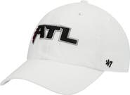 '47 Men's '47 White Atlanta Falcons Clean Up Adjustable Hat