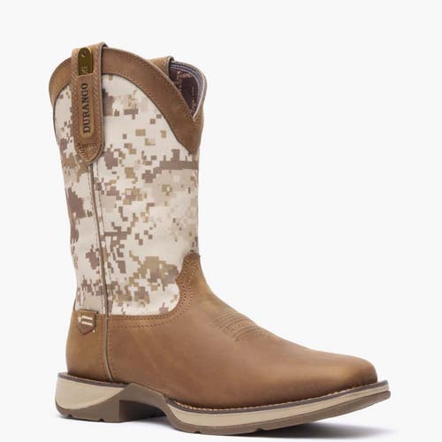 Durango Desert Camo Pullon Western Boot In Brown
