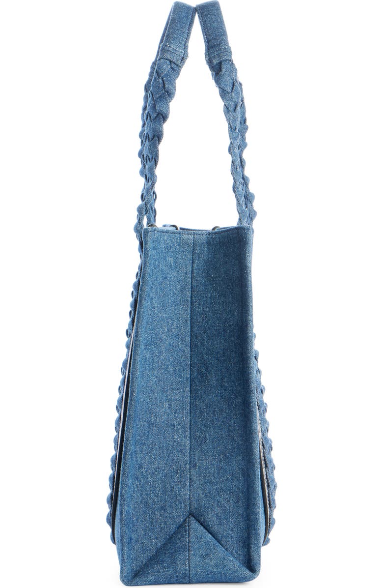 Chloé Large Woody Denim Tote, Alternate, color,