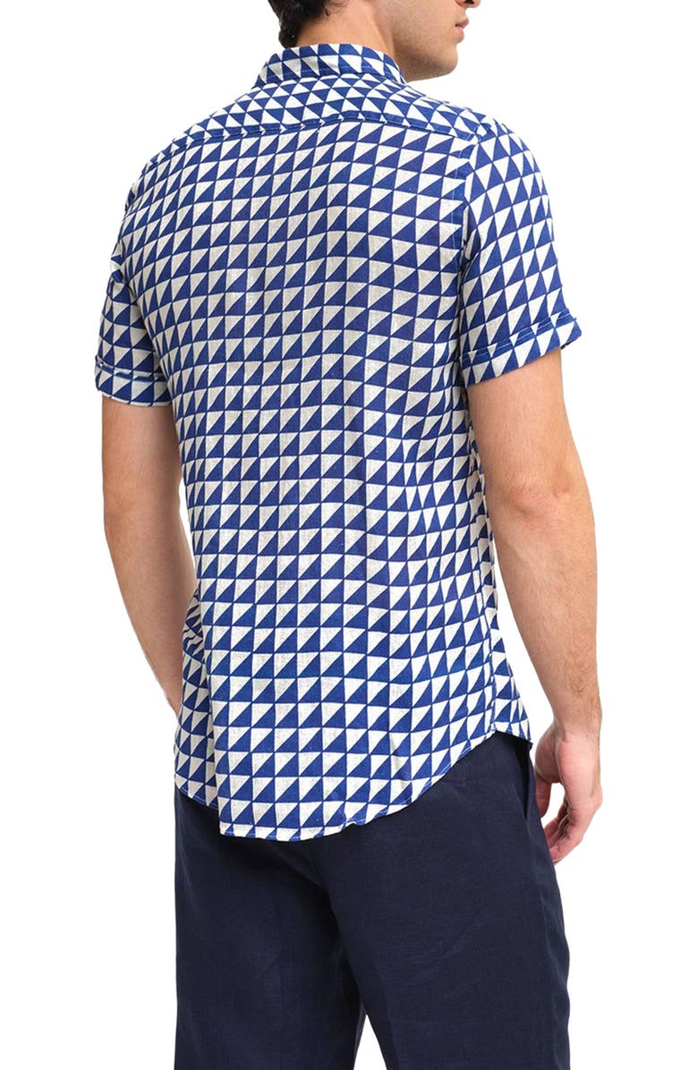 Peninsula Swimwear Tabaccara Linen Shirt, Alternate, color, Multicolor