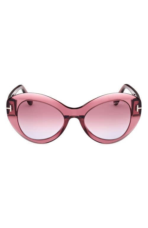 Tom Ford Butterfly 52mm Sunglasses In Multi