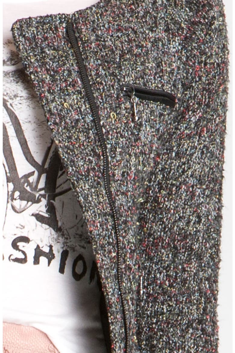 Tweed Jacket, Alternate, color, BLACK/ WHITE