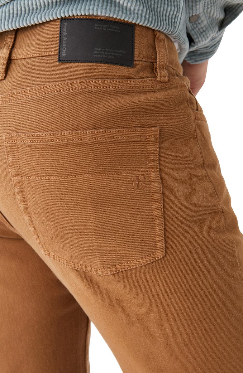 Frank And Oak Baldwin Organic Cotton Twill Straight Leg Pants, Alternate, color, 