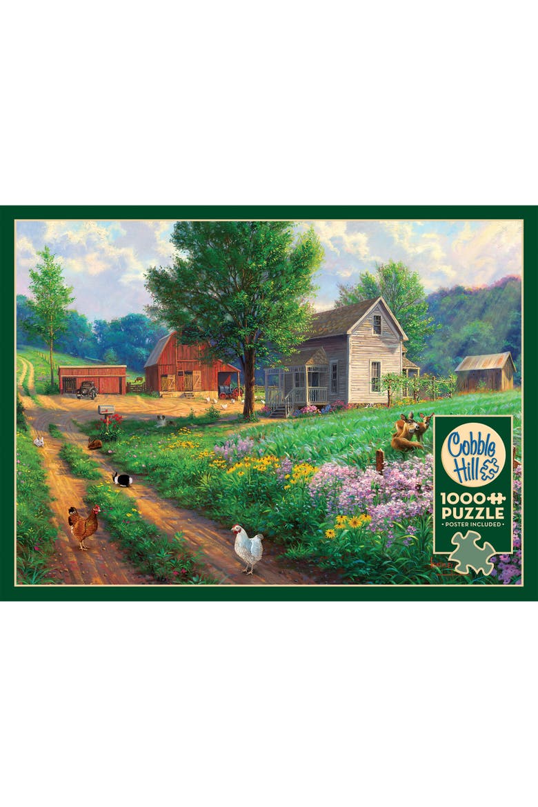 Country Farm 1000 Piece Puzzle, Alternate, color, Multicolored