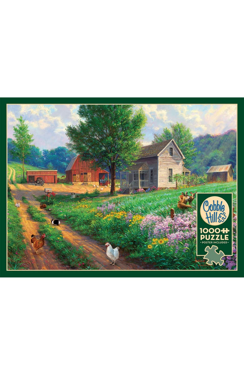 Cobble Hill Country Farm 1000 Piece Puzzle, Alternate, color, Multicolored