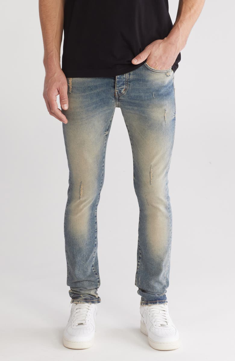 PURPLE BRAND P001 Low Rise Skinny Jeans, Main, color, 