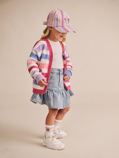 Huxbaby Peekaboo Huxette Knit Cardi In Multi