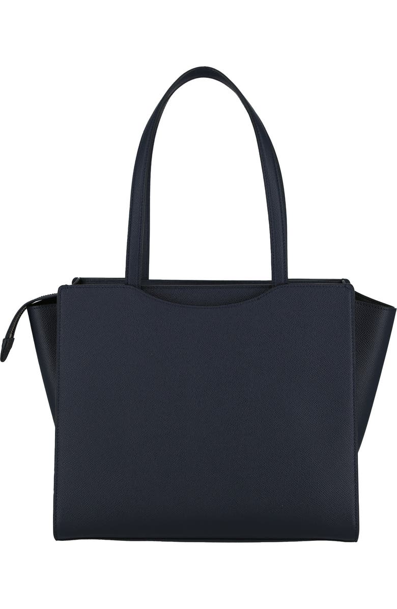 FERRAGAMO Gemini Pebbled Leather Tote, Alternate, color,