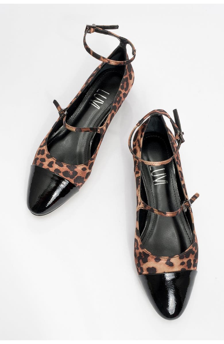 Prologue Shoes Uster Low Heel Mary Jane Pump, Alternate, color, Leopard Pattern