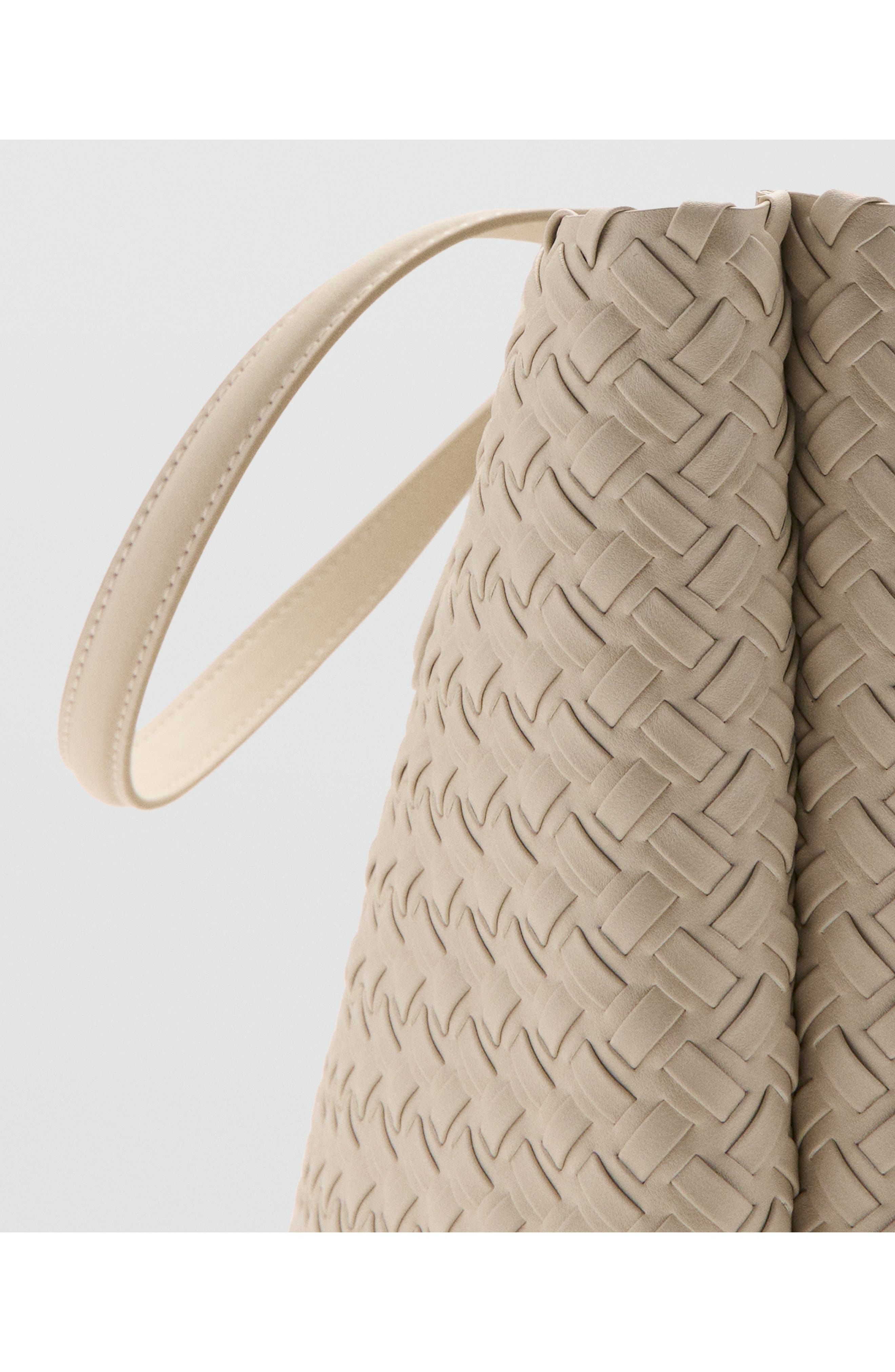 Braided Tote, Alternate, color, OFF WHITE