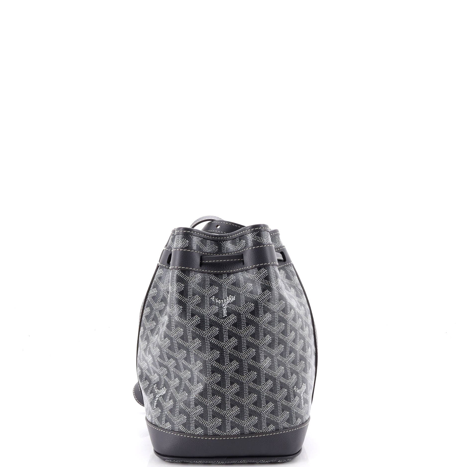 Petit Flot Bucket Bag Coated Canvas PM, Alternate, color, Grey