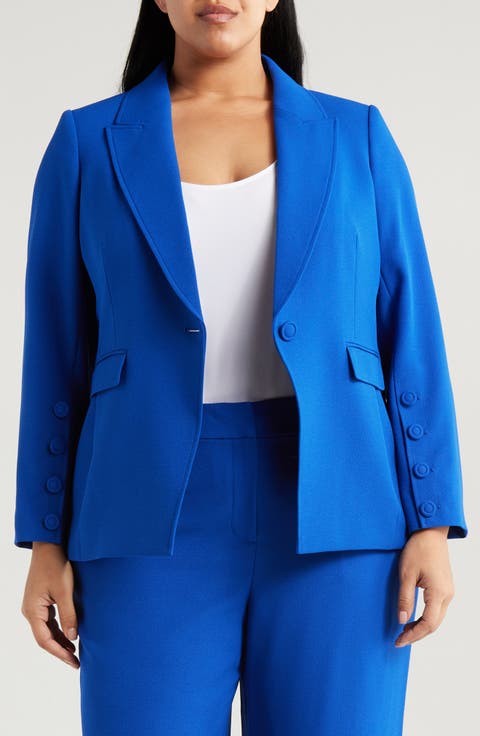 One-Button Blazer (Plus)
