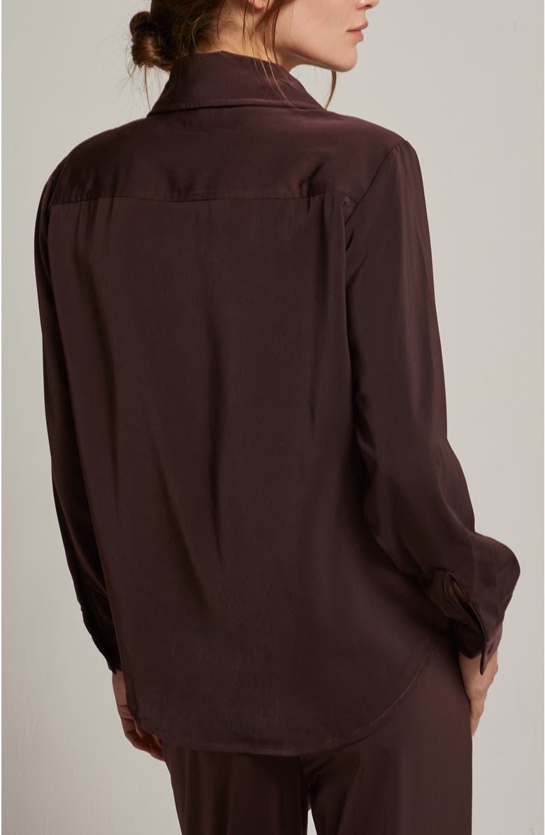 CRESCENT Cargo Button up Shirt, Alternate, color, Merlot