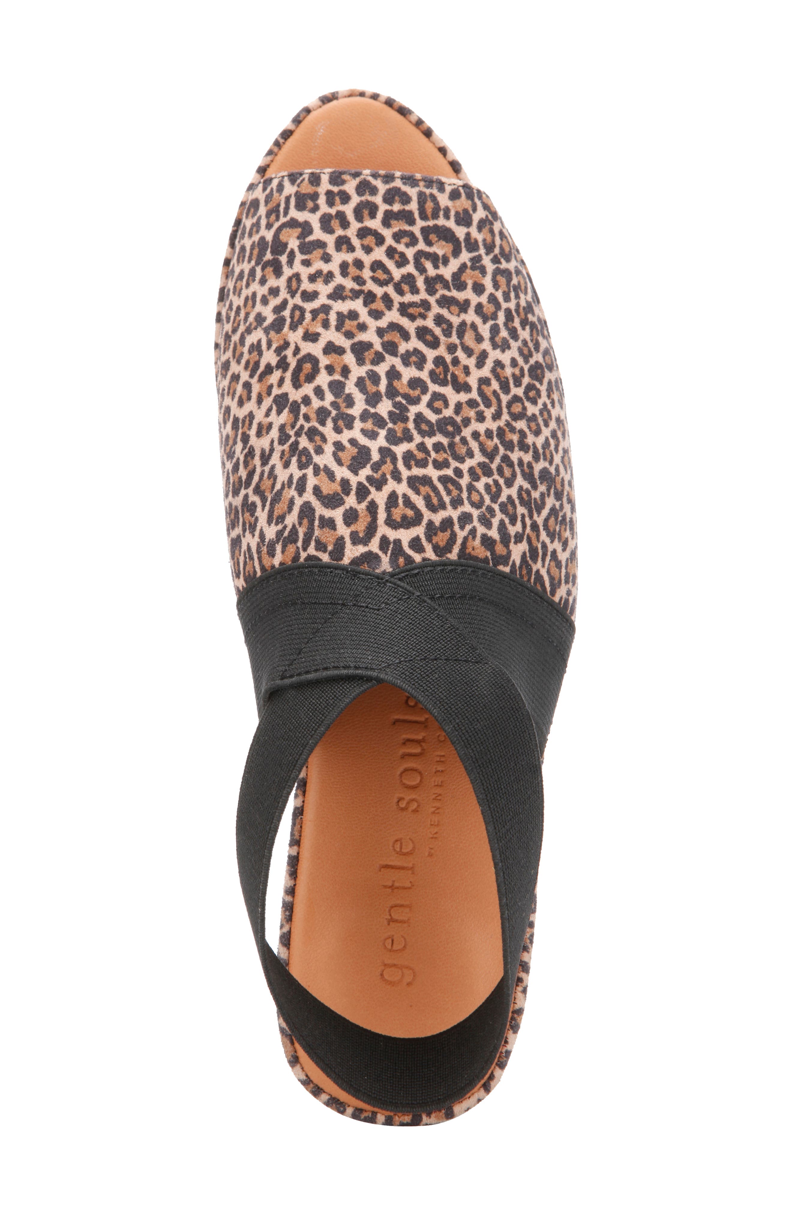 by Kenneth Cole Lily Wedge Sandal, Alternate, color, FOSSIL LEATHER