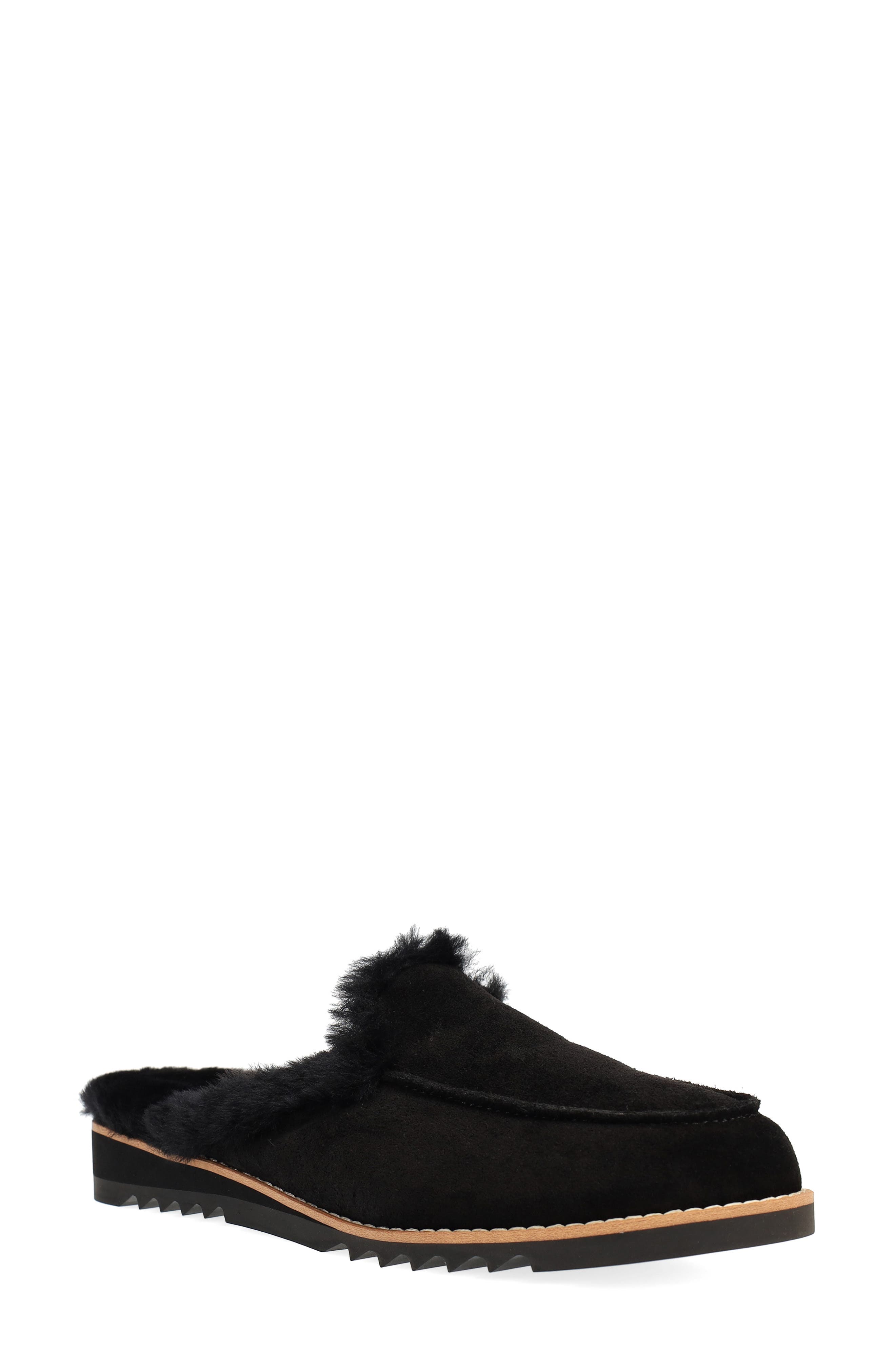 Eileen Fisher Frost Genuine Shearling Lined Clog, Main, color, 